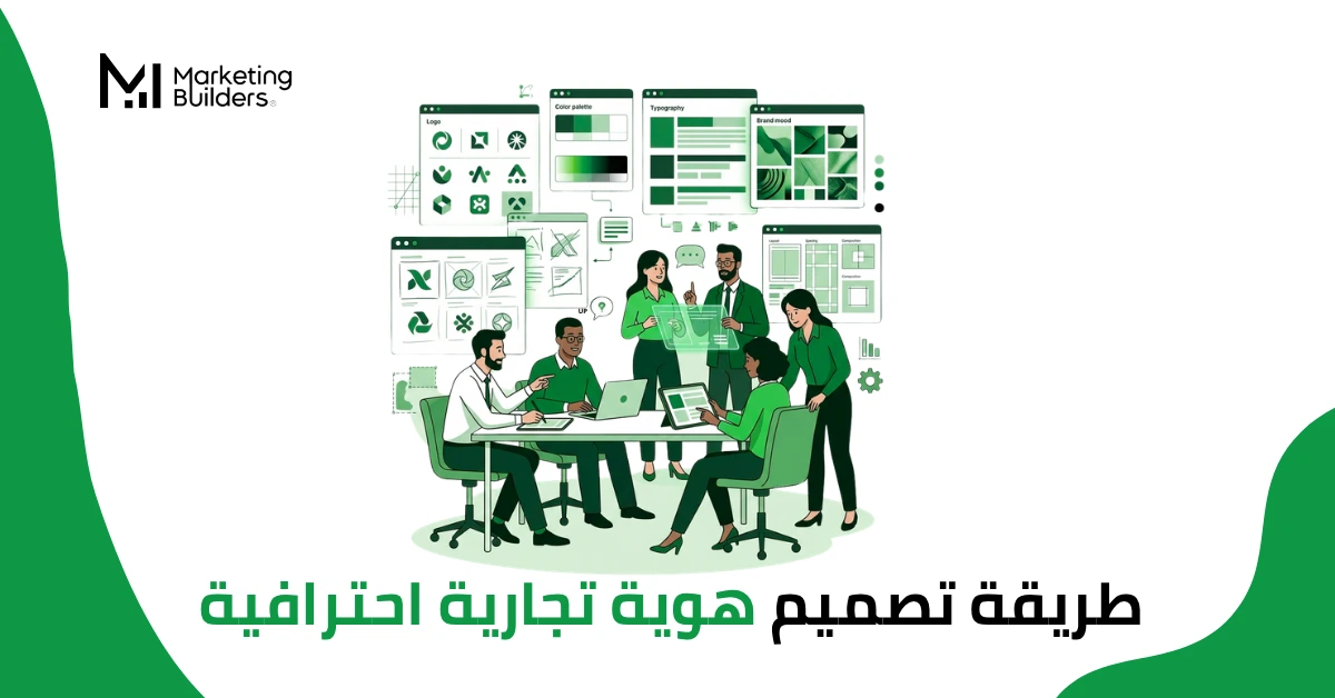 طريقة تصميم هوية تجارية